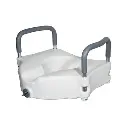 [KI67031] Asiento elevado de inodoro con apoya brazos .webp