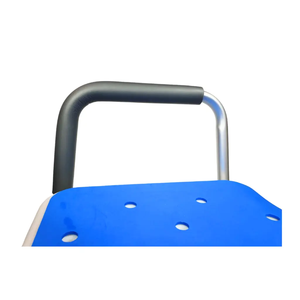 Silla de ducha con espaldar y apoyabrazos, blue streak. Ki (2).webp