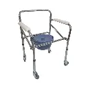 Silla con inodoro cromado con ruedas FY696 (2).webp