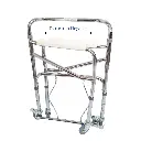 Silla con inodoro cromado con ruedas FY696 (3).webp