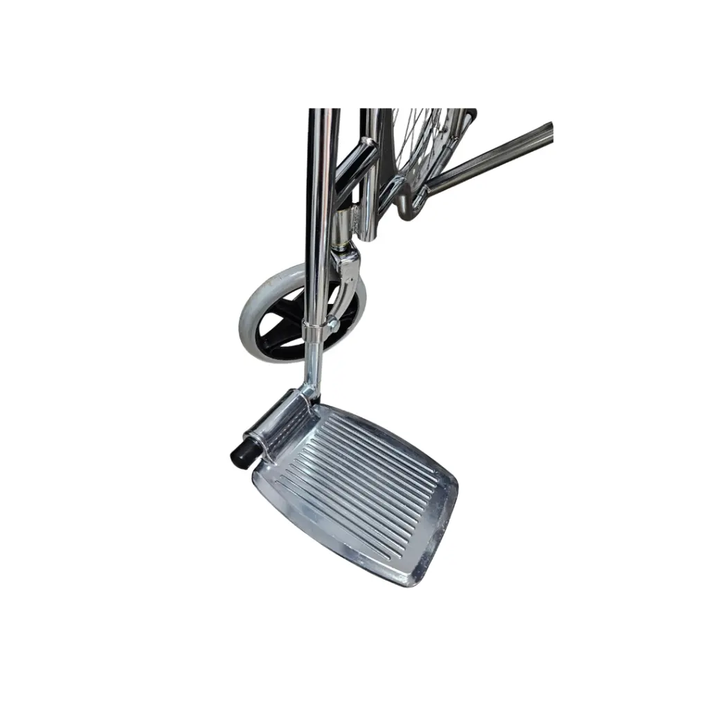 Silla de ruedas cromada, Mediclife (3).webp
