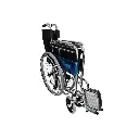 Silla de ruedas cromada, Mediclife.webp