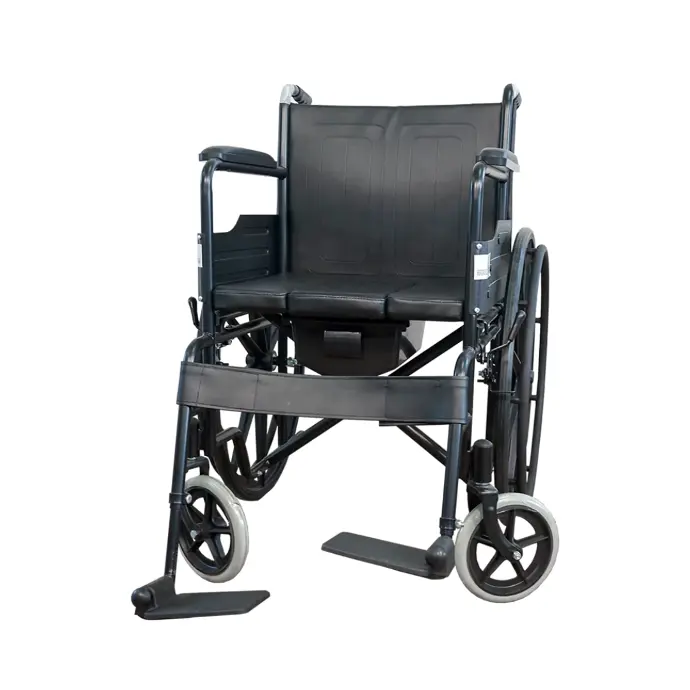 Silla de ruedas adulto, 18" con inodoro, Ki