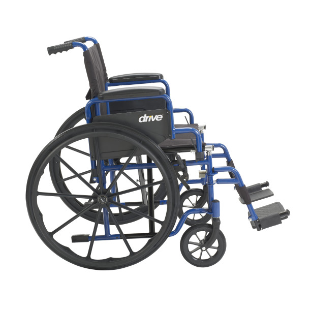 Silla de ruedas adulto, 18" Blue Streak, Drive