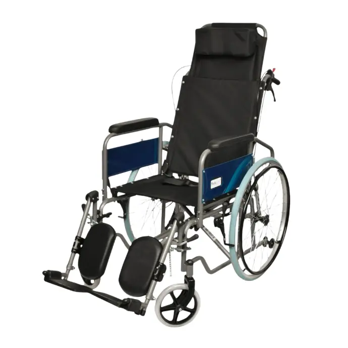 Silla de ruedas adulto 18" reclinable tipo cama, MedicLife