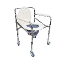 Silla de ducha con inodoro y ruedas, Mediclife