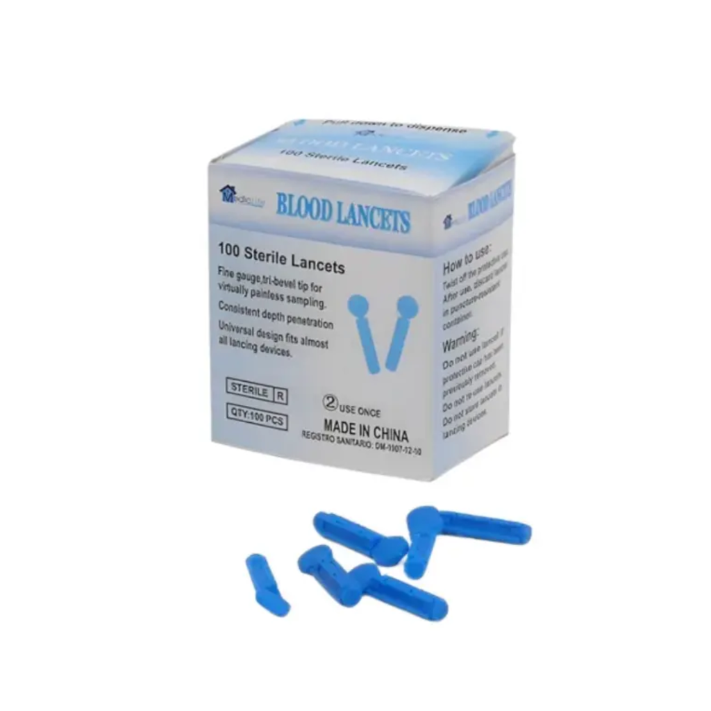 Lancetas (cja x 100 u), Mediclife 