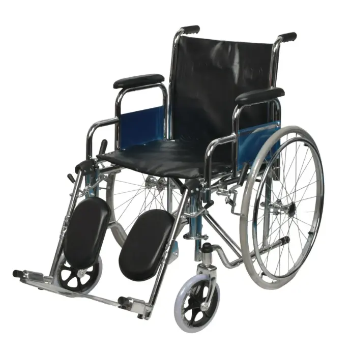 Silla de ruedas adulto, 18" pies elevables, Mediclife