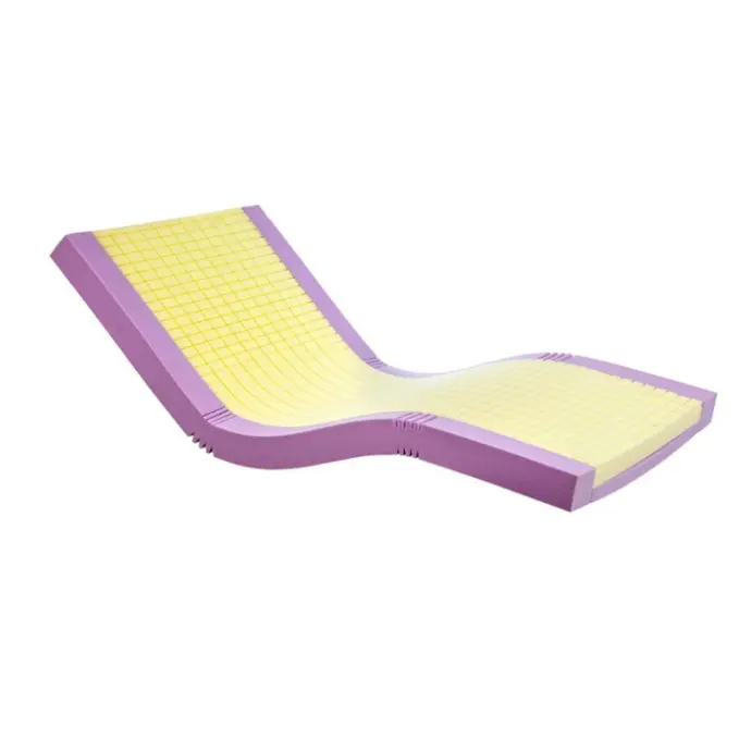 Colchon de alivio de presión con diseño cúbico, memory foam, prevencion de escaras (cama hospitalaria).