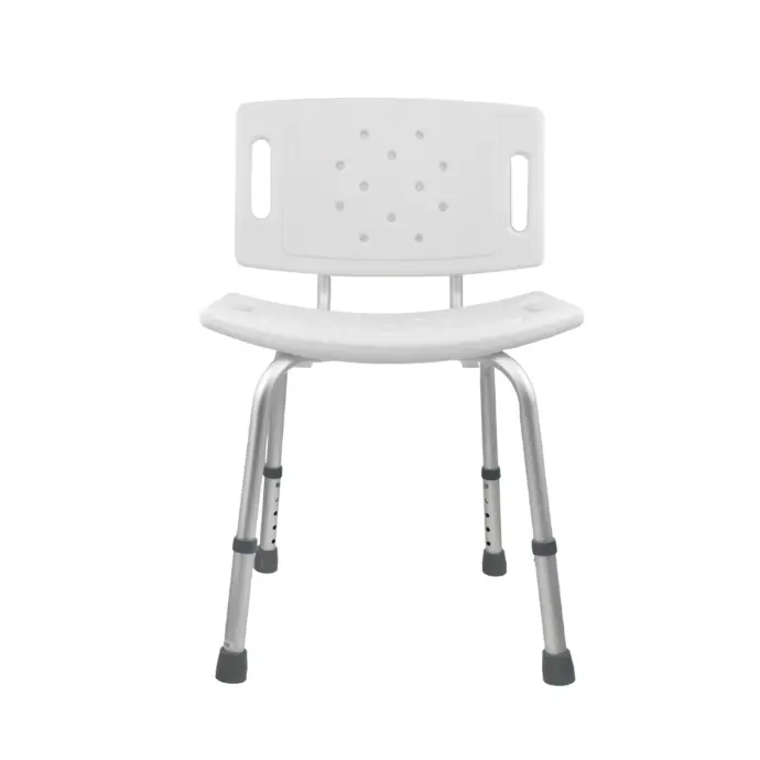 Silla de ducha con espaldar y sin apoyabrazos, Mediclife