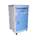 Mesa de noche, velador ABS, color azul. VIAMED