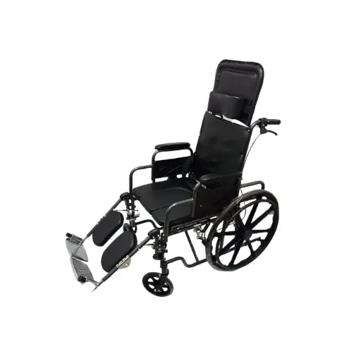 [KIRW8010] Silla de ruedas adulto 18" reclinable con Inodoro, Ki