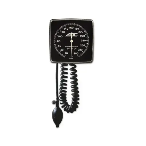 [750W-11ABK] Tensiometro aneroide de pared tipo reloj. ADC