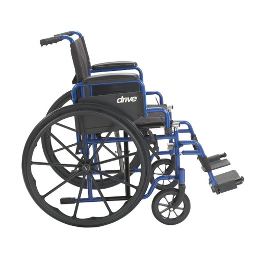 [BLS18FBD-SF] Silla de ruedas adulto, 18" Blue Streak, Drive