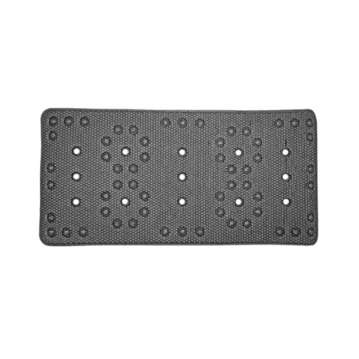 [KI-68400M] Alfombrilla de ducha antideslizante extra grueso - negro, Ki 