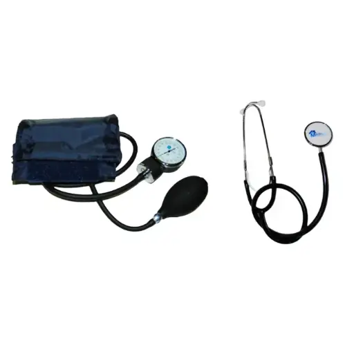 [BK2002-3001] Tensiometro aneroide y estetoscopio, Mediclife