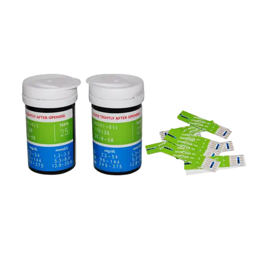[VGS01-011] Tirillas para medir glucosa x 50 und, Viva Check